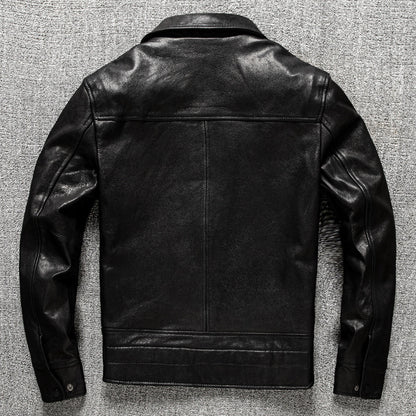First layer sheepskin jacket genuine leather coat